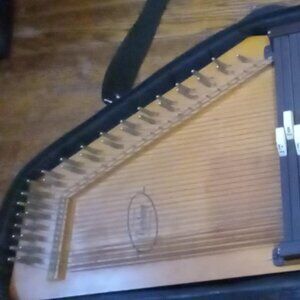 1966 OSCAR SCHMIDT vintage AUTOHARP With original case &book appalachian model